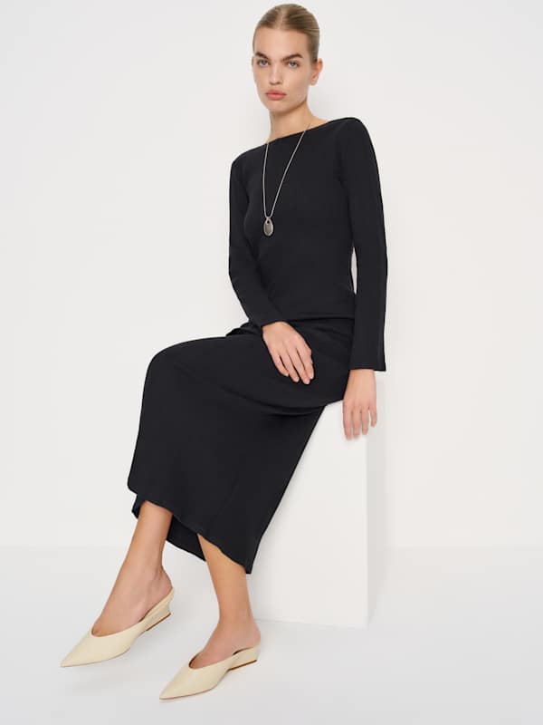 Marilyn Wedge Mule - Cream Puff Patent